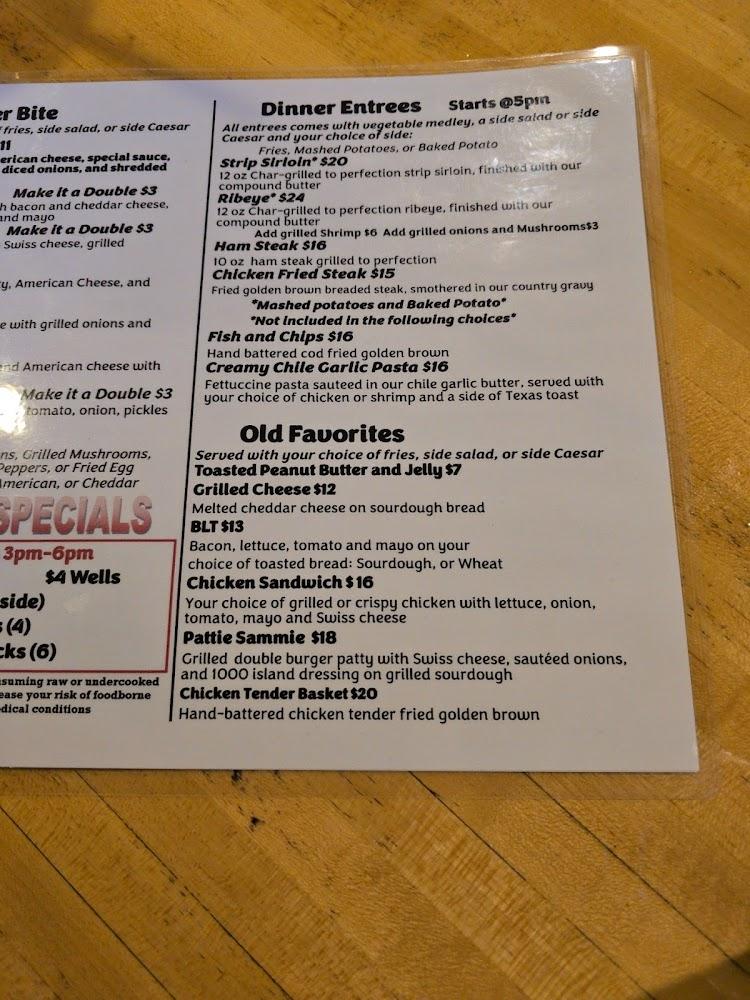 The Hideaway Sports Pub & Eatery Menu image 1